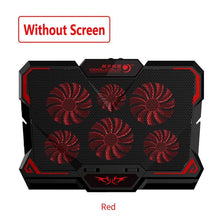 Load image into Gallery viewer, COOLCOLD 17inch Gaming Laptop Cooler Six Fan Led Screen Two USB Port 2600RPM Laptop Cooling Pad Notebook Stand for Laptop