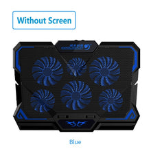 Load image into Gallery viewer, COOLCOLD 17inch Gaming Laptop Cooler Six Fan Led Screen Two USB Port 2600RPM Laptop Cooling Pad Notebook Stand for Laptop